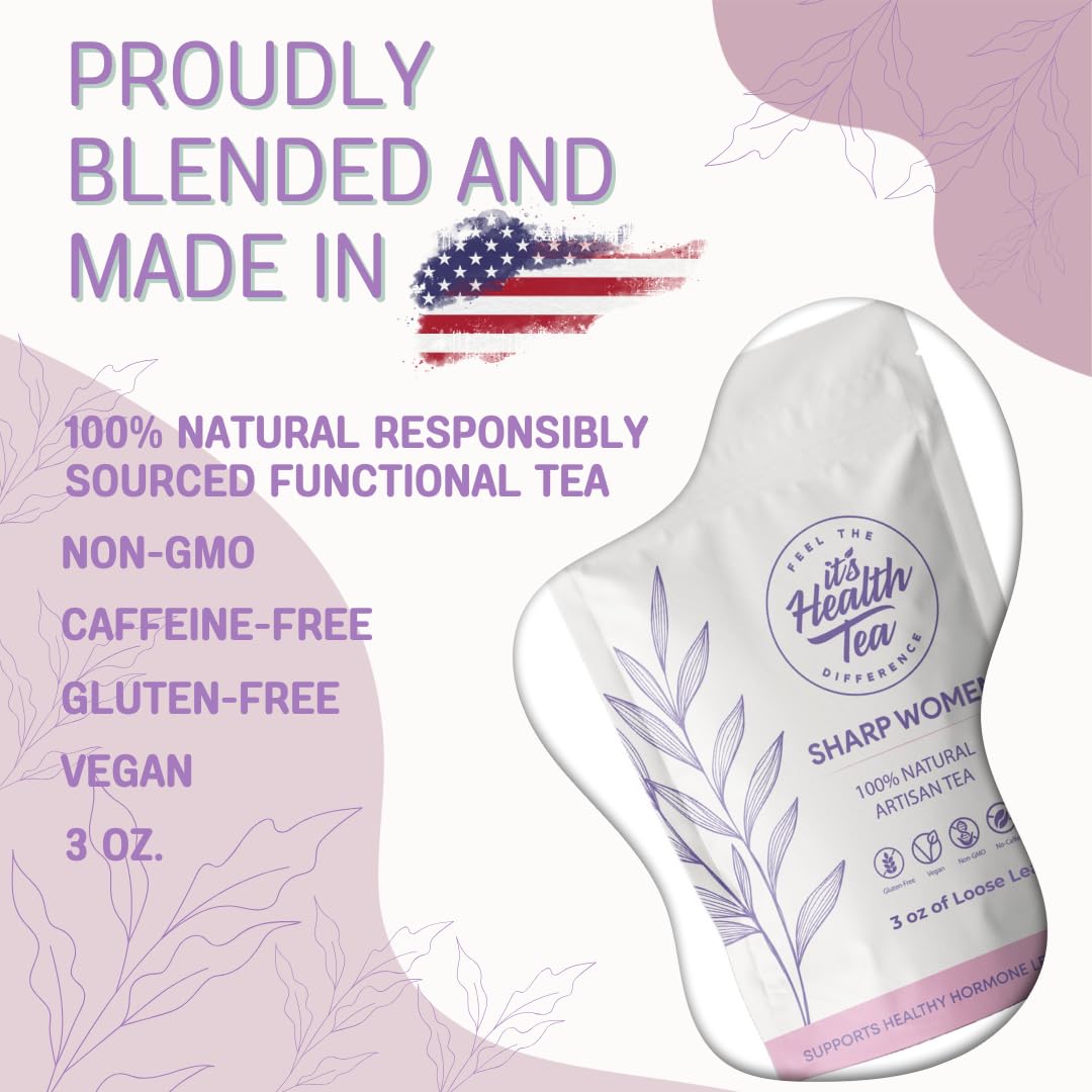 Hormonal Balance Herbal Tea for Women – Caffeine-Free | Supports Menstrual Comfort, Healthy Flow & PMS Relief | 35 Tea Bags Included | 100% Natural Herbal Blend - Image 2