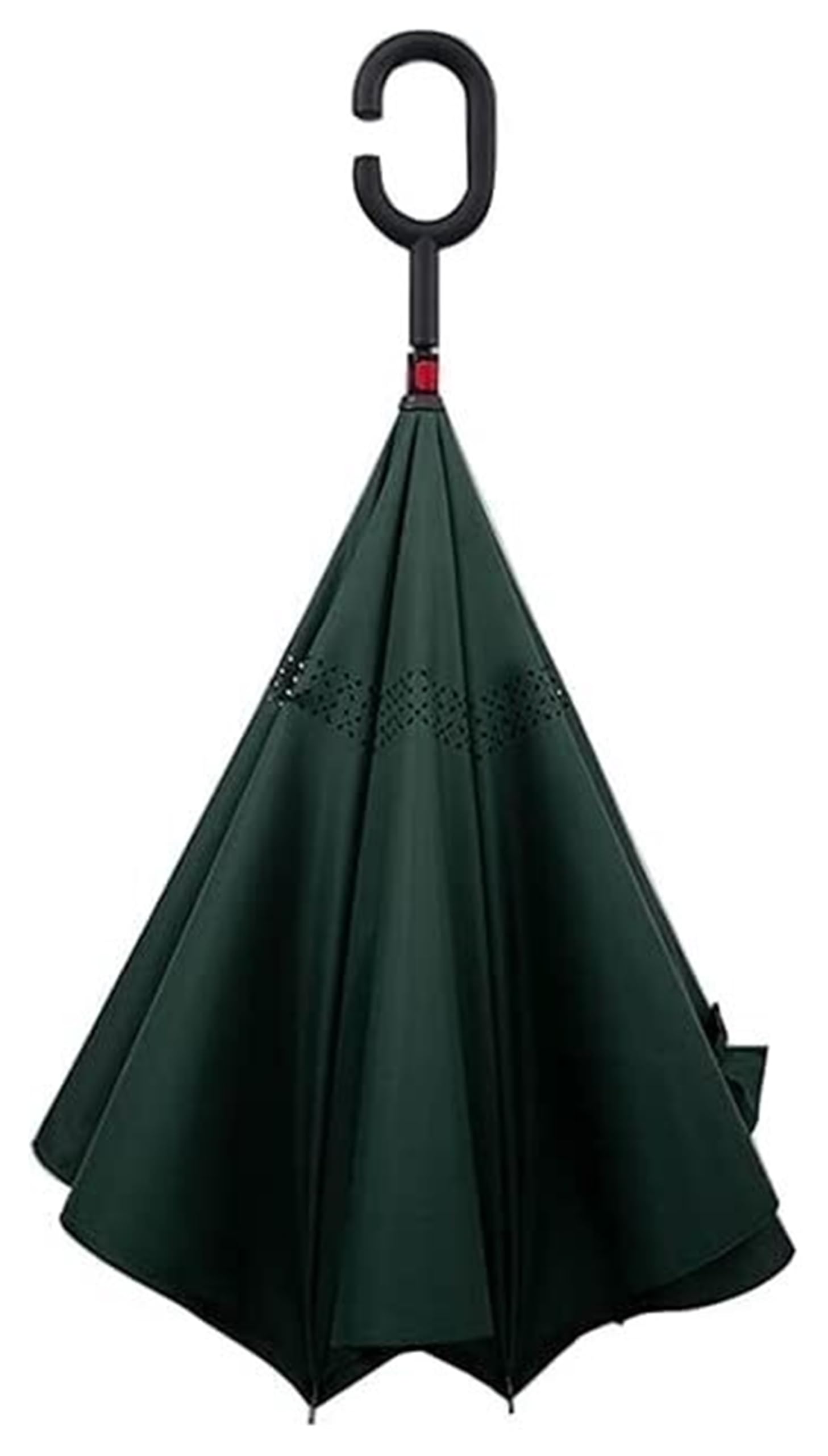 CMBSSTFC Paraguas de Mango Largo Paraguas invertido Manual Paraguas Grande Paraguas inverso Unbrella's para Lluvia al Aire Libre con Mango en Forma de C A Prueba de Viento