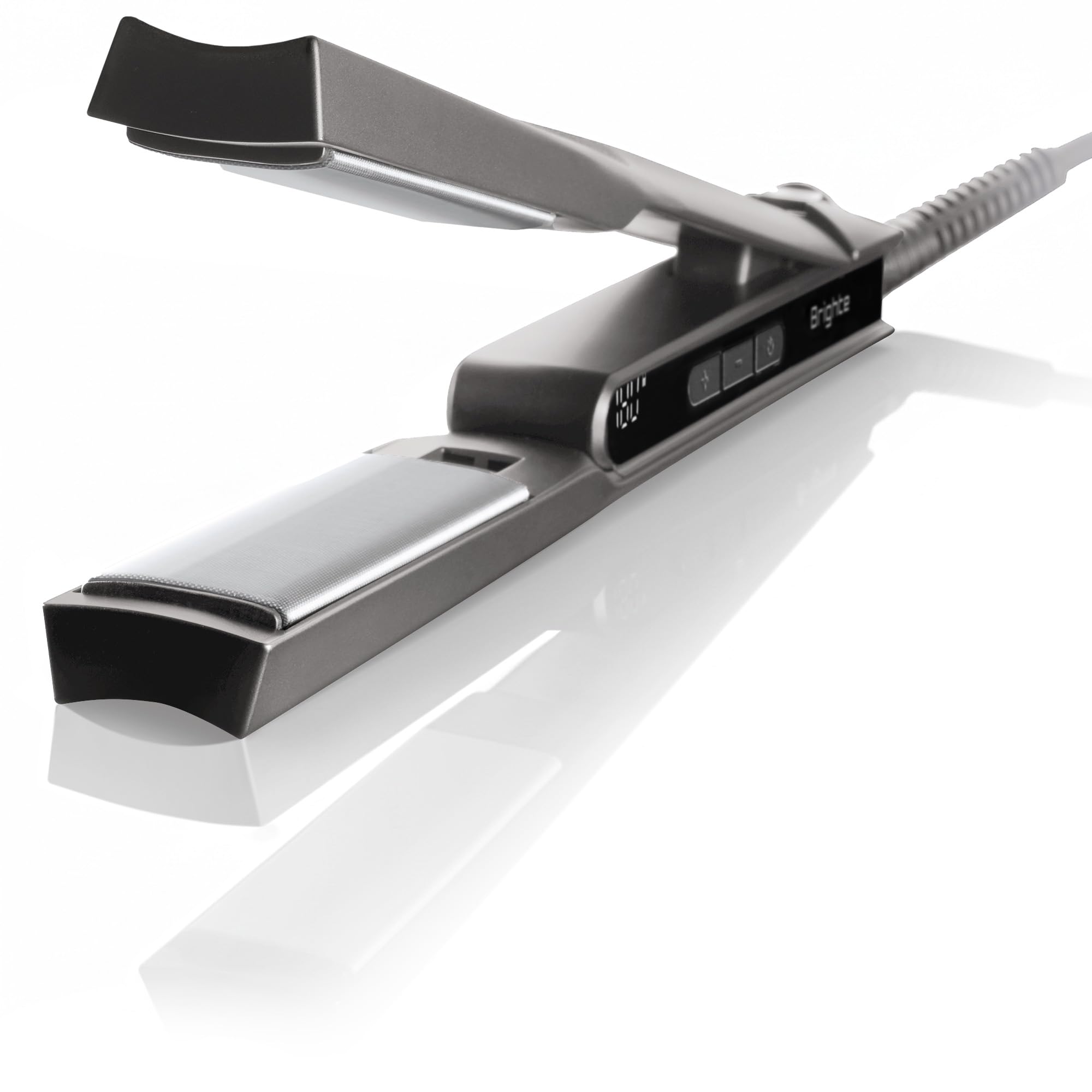 Amazon | Brighte ブライト 3D SILK STRAIGHT IRON GRAY グレー ヘア