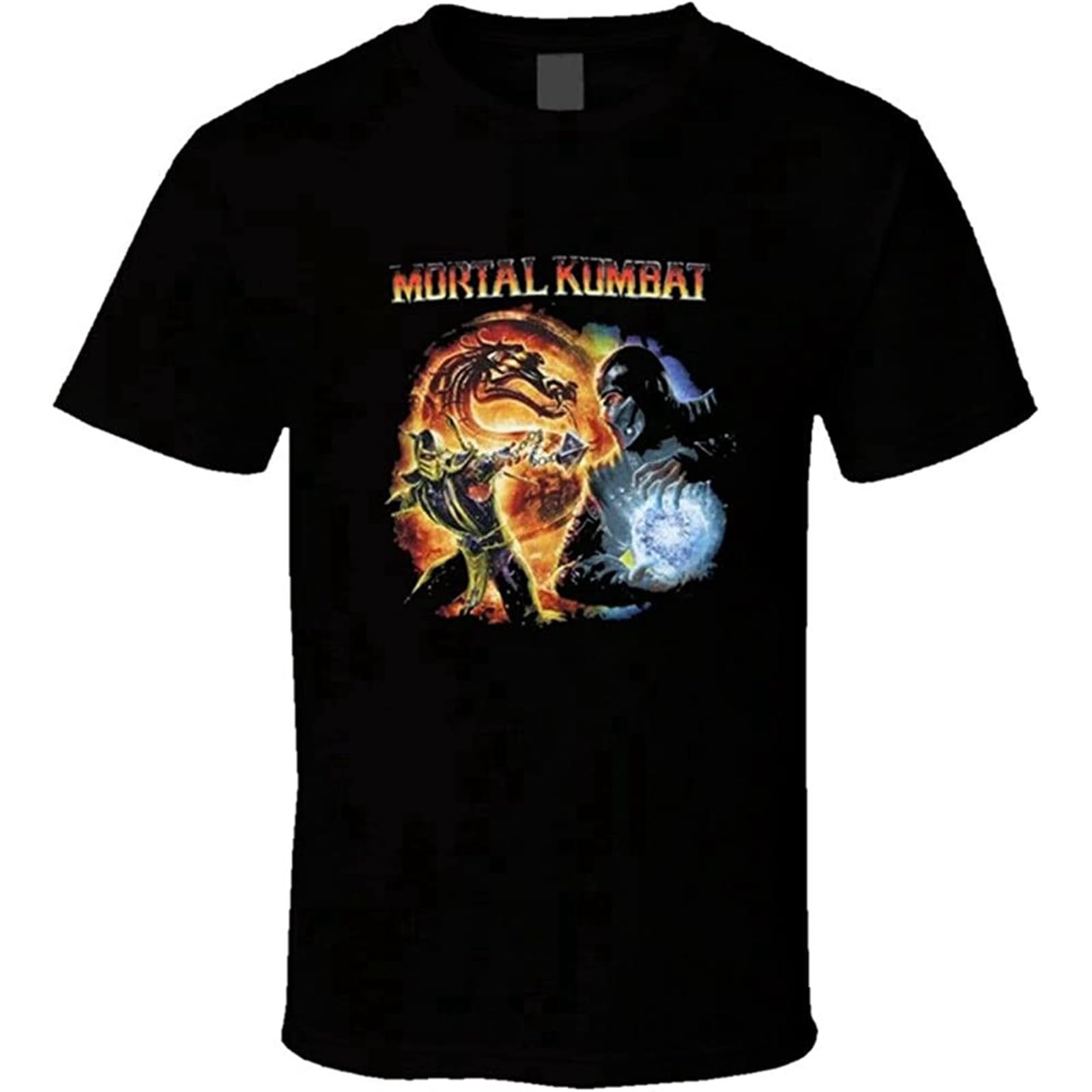 Scorpion Vs. Sub Zero - Mortal Kombat Video Game Mens T Shirt 100% Cotton