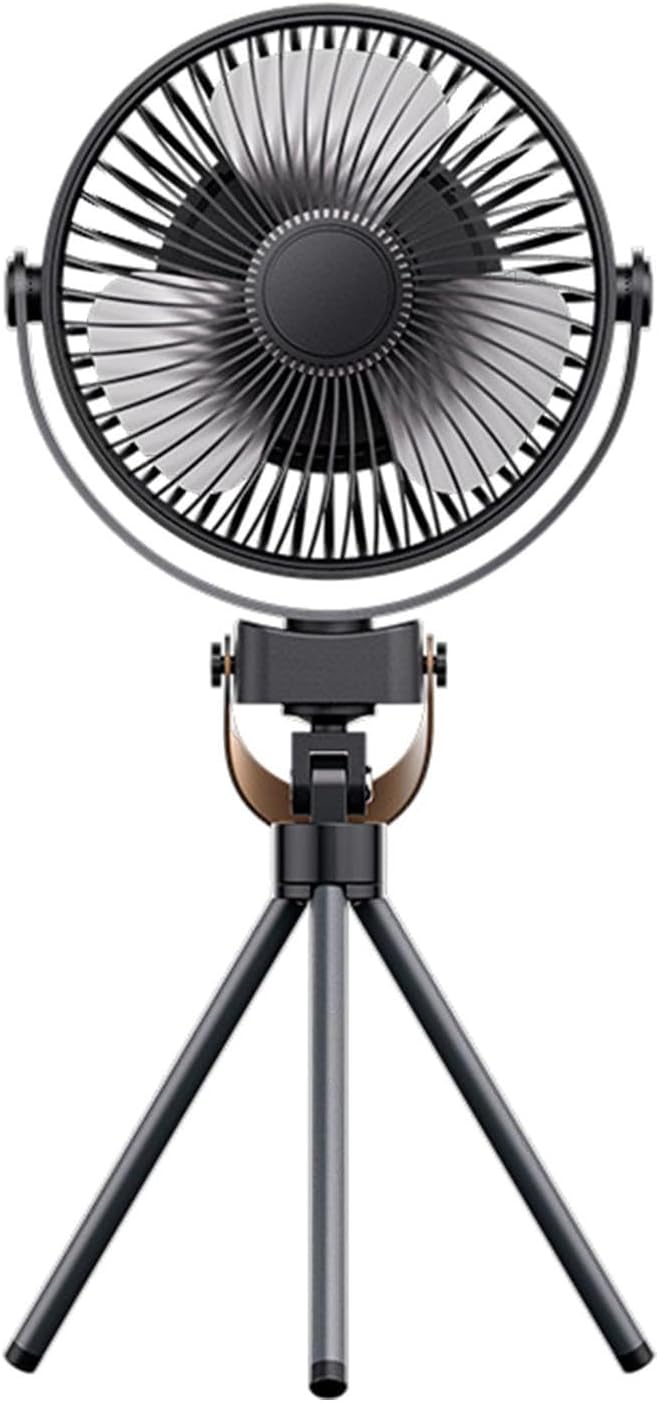 BITTU Tripod Fan, 2 in 1 Camping Fan with Tripod, Rechargeable Tent Fan, Portable Picnic Fan, Tent Fan with LED Light for Camping, Hiking, Traveling BITTU Tripod Fan, 2 in 1 Camping Fan with Tripod, Rechargeable Tent Fan, Portable Picnic Fan, Tent Fan with LED Light for Camping, Hiking, Traveling