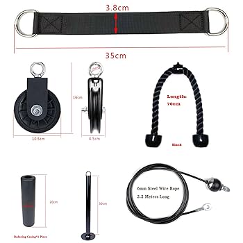 フィットネス LATプルダウンおよびリフトプーリーシステム 71drb7p4F9L._UF1000,1000_QL80_.jpg