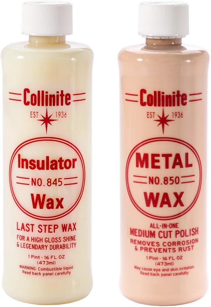 Collinite No. 845 Insulator Wax & No. 850 Metal Wax Combo