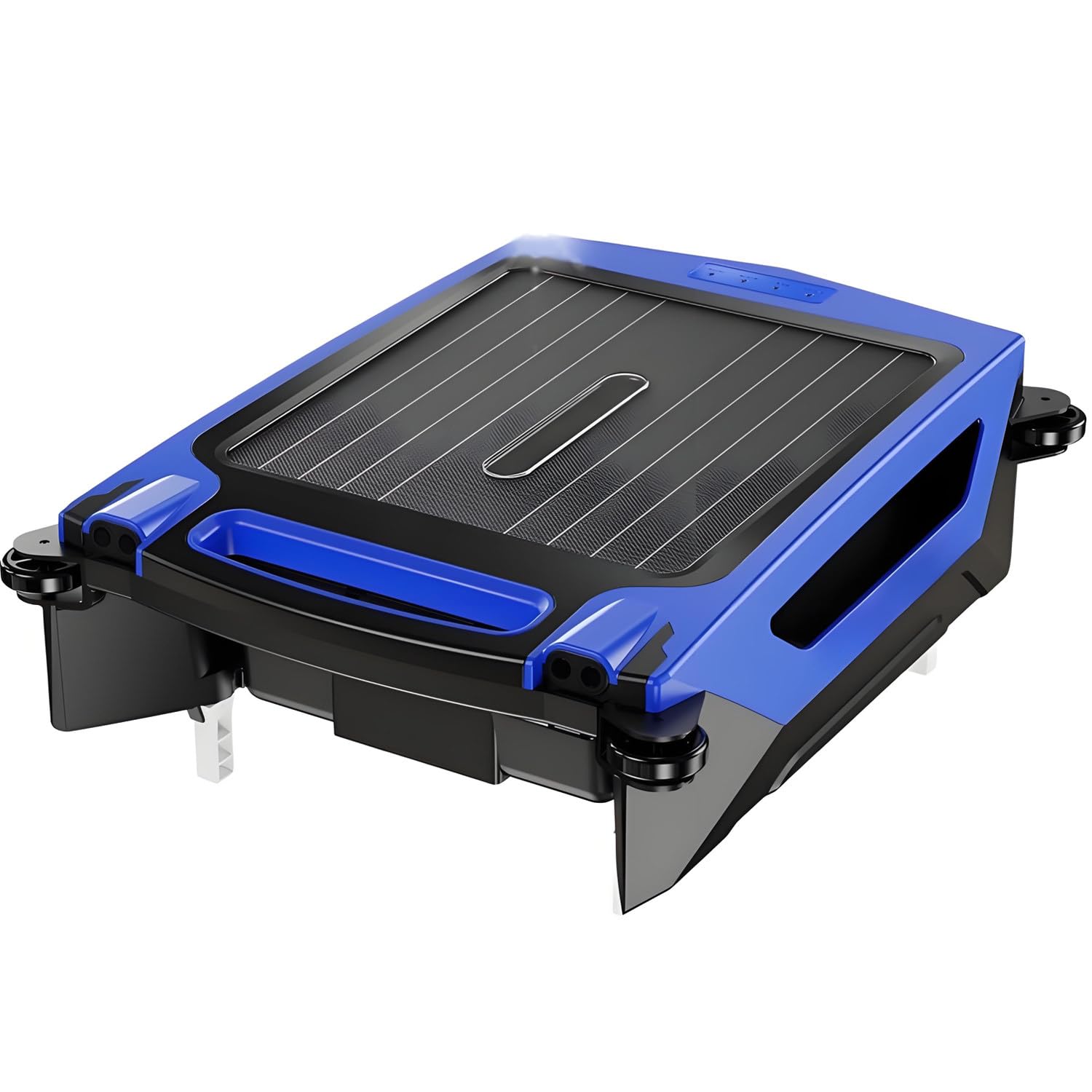 QuinteZhenTially Automatic Pool Cleaning Robotic,53.5 × 46.5 × 18 Cm Blue