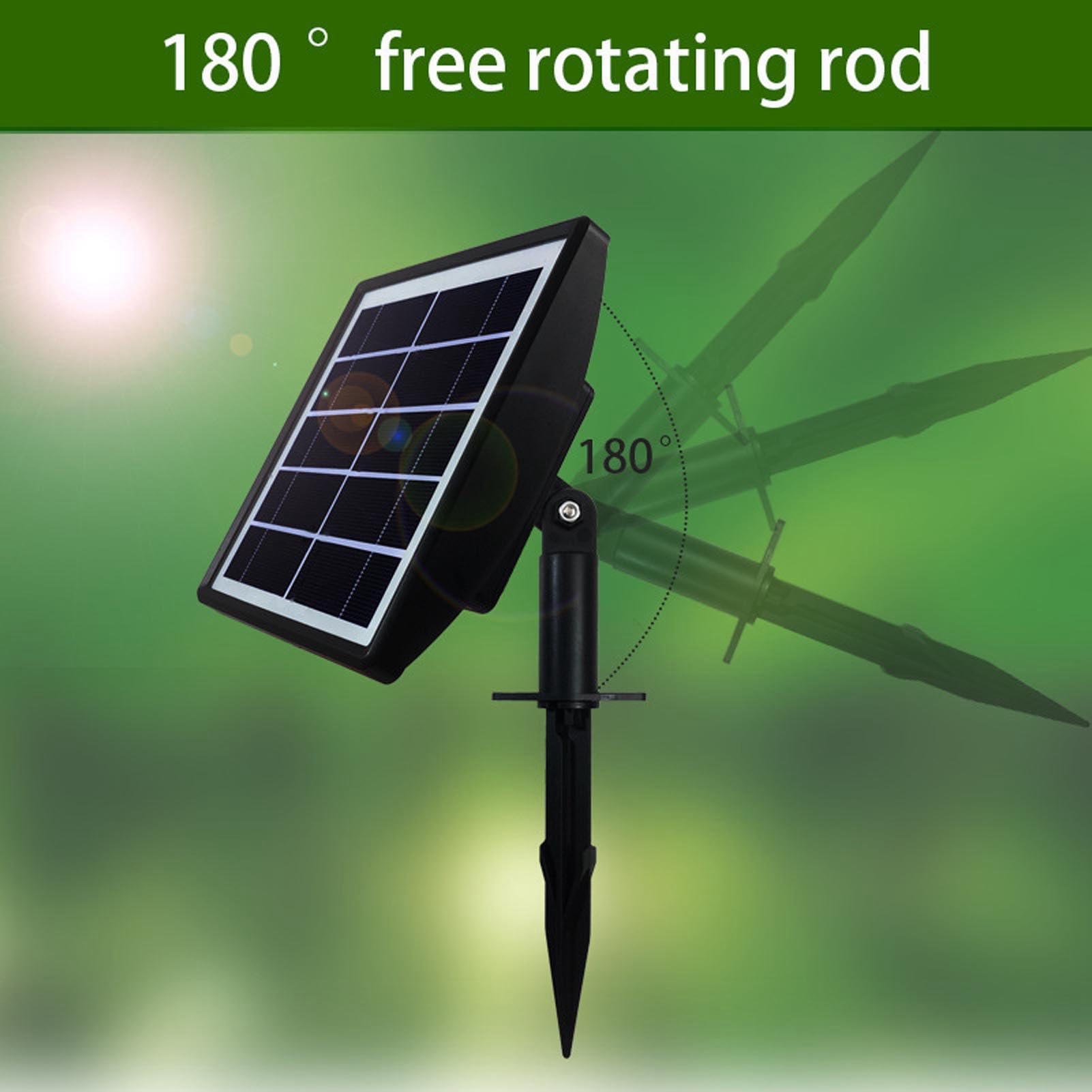 Sistema di irrigazione a goccia solare per esterni, kit di irrigazione a goccia automatico ad energia solare, efficiente set di irrigazione solare con 15 gocciolatori per piante da interno ed