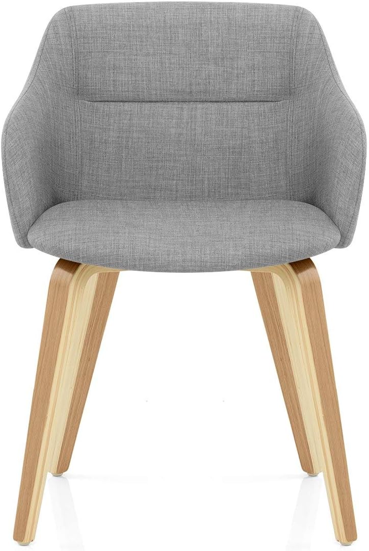 Atlantic Shopping Harley Dining Chair Light Grey Fabric