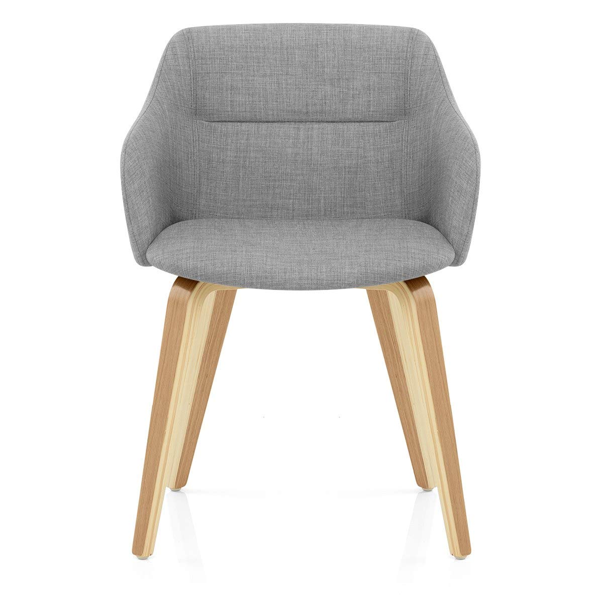 Atlantic Shopping Harley Dining Chair Light Grey Fabric