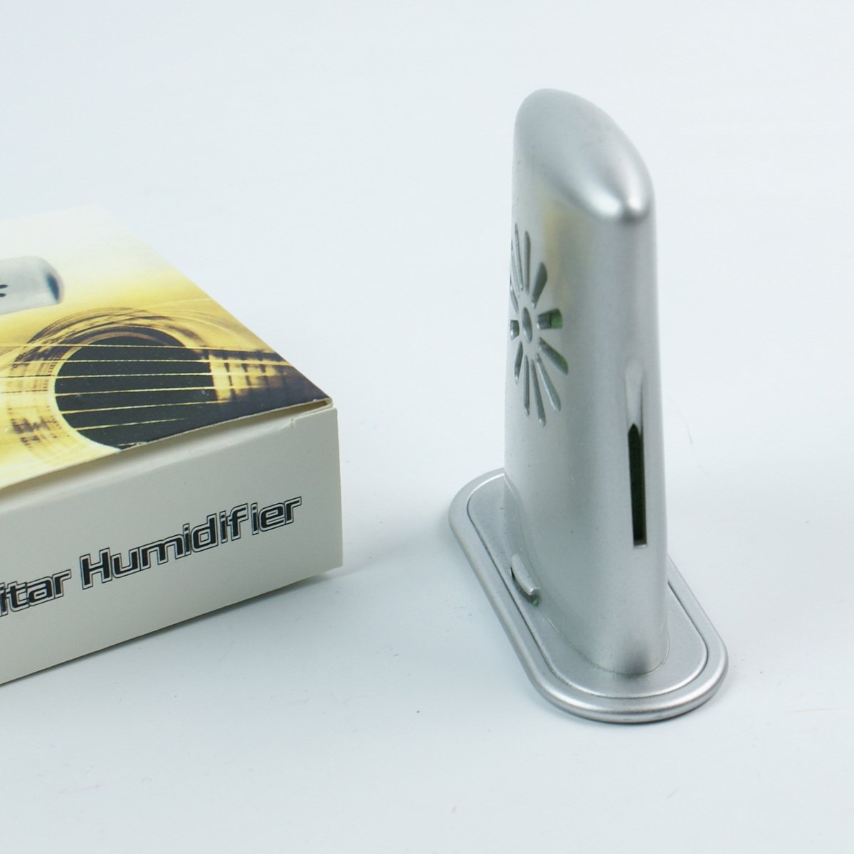 Acoustic Guitar Soundhole Humidifier, Black ,Moisture Reservoir ,Silver
