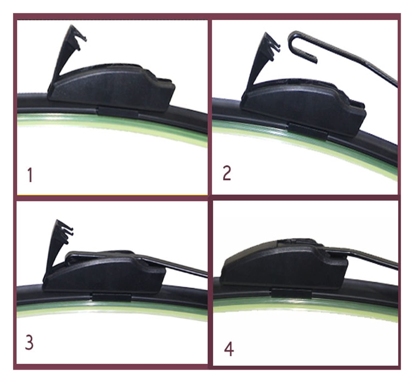 Escobilla Limpiaparabrisas Delantera Coche Para S&UZUKI para Alto 2009 2010 2011 2012 2013 2014 limpiaparabrisas delantero y trasero de coche 21 "+ 14" + 10 ".
