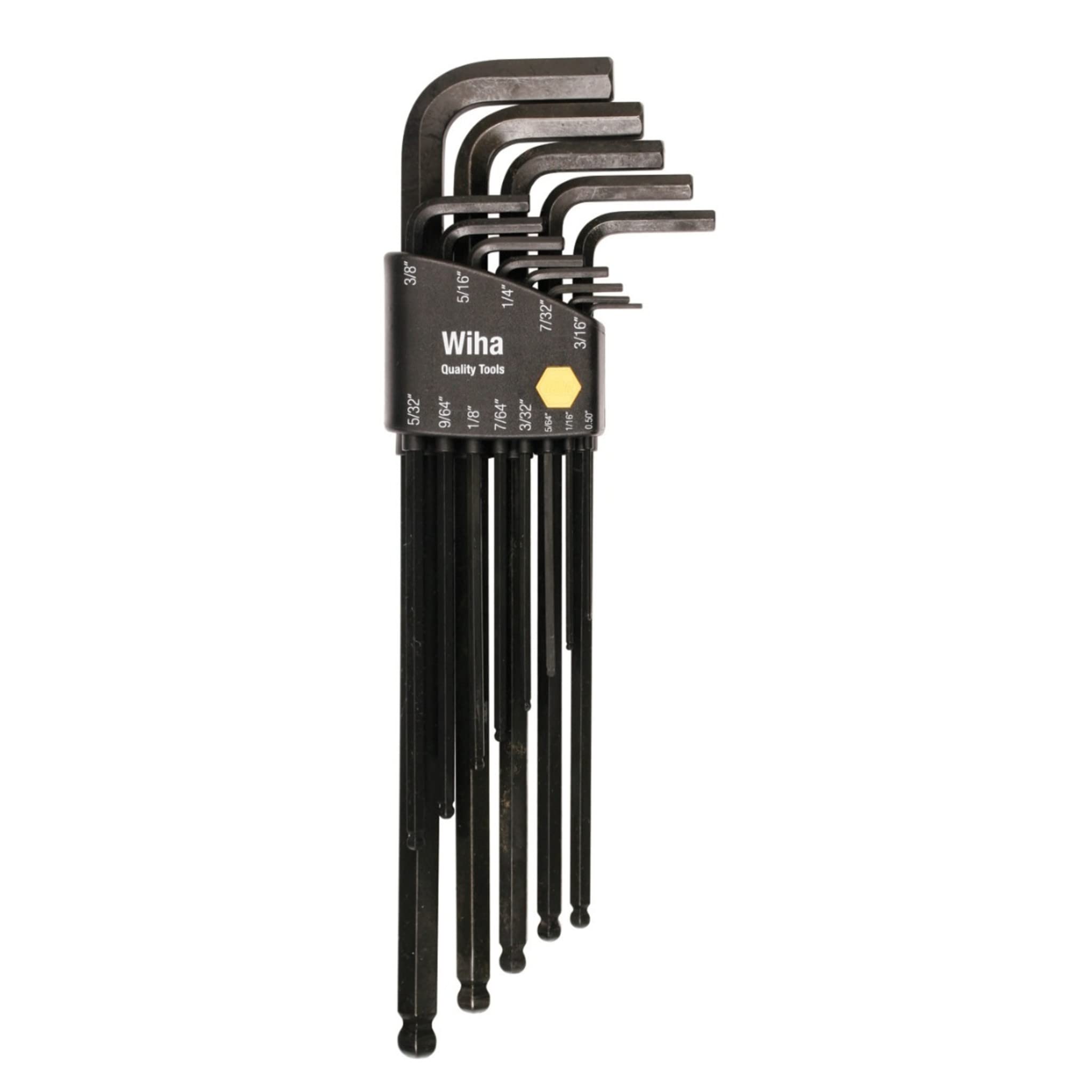 Amazon | Wiha 36991 13-Piece Ball End Long Hex-Inch L-Key Set in