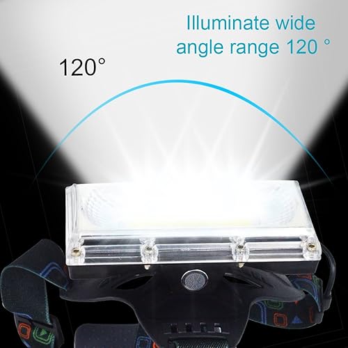 Miniatura 2 de Linterna frontal, LETOUR, más brillante, 5000 lúmenes, luz CREE LED de trabajo, recargable, impermeable, linterna frontal con zoom, luces de cabeza