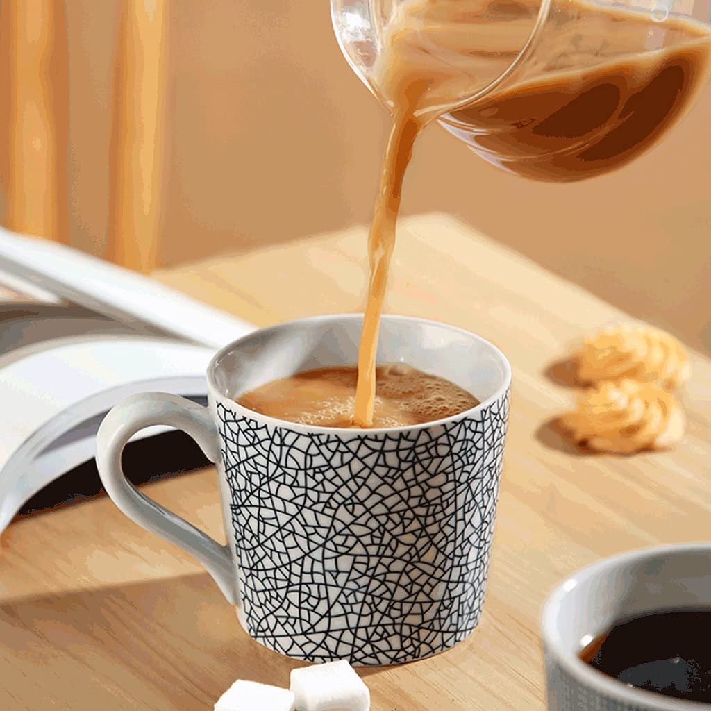 Tazas de Té Tazas Desayuno Taza De Café Impresa De Estilo Japonés, Taza De Café De Cerámica Reutilizable De 350ML, Taza De Bebida for Microondas Taza De Bebida Multifuncional Tazas Tazas de Cafe ( Col