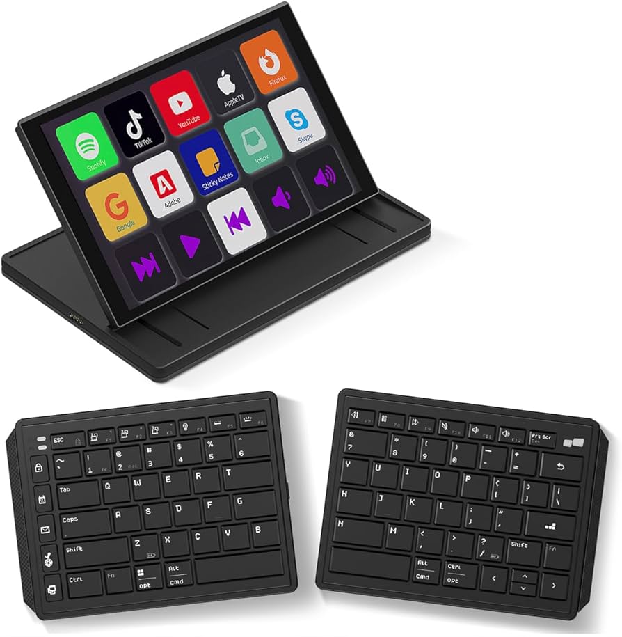Amazon.com: Touchscreen Keyboard with Stream Deck, Split Ergonomic