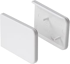 Short Window Cill Capping End Caps (Pair) - White