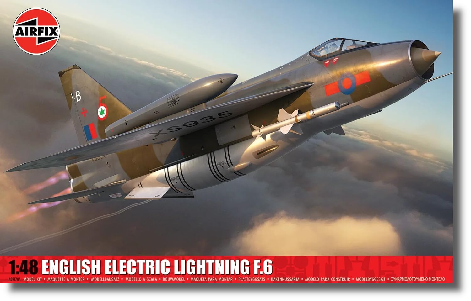 Airfix A09178A English Electric Lightning F.6 Aircraft Model Making
