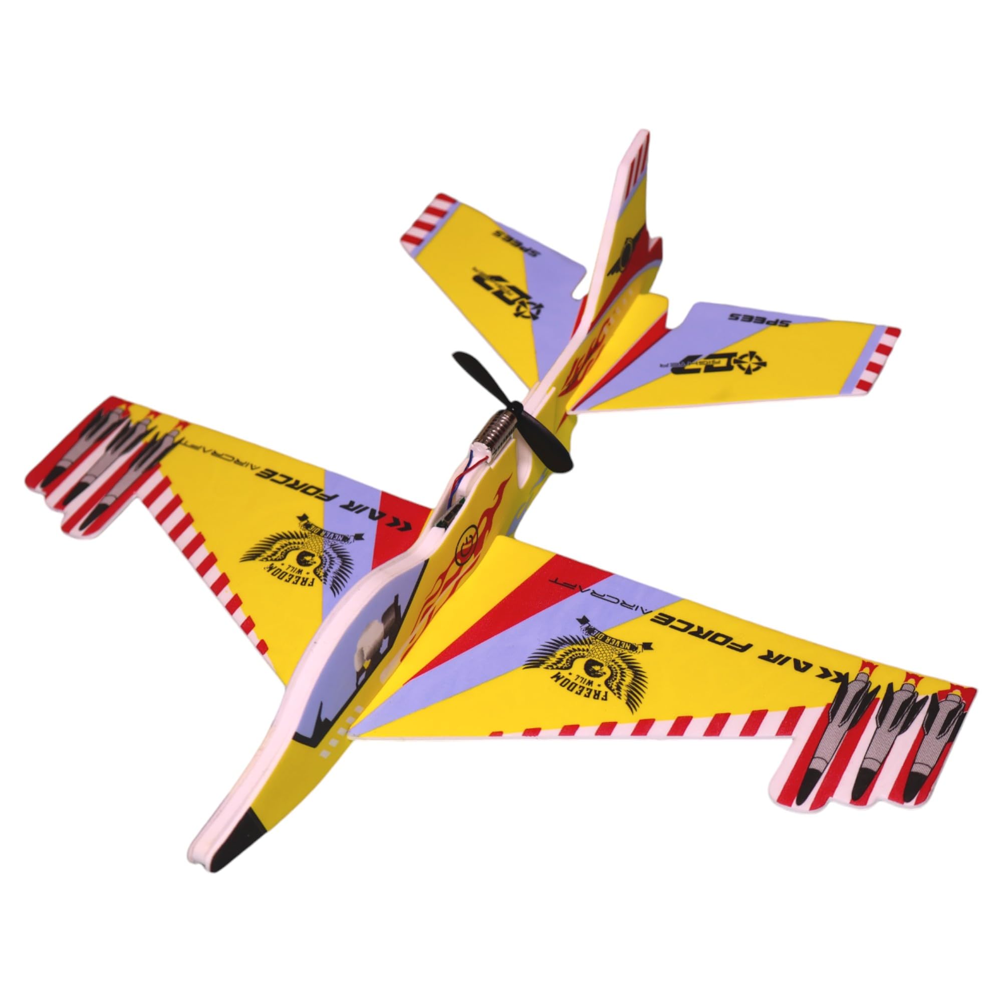 Dubby Dumbo Foam Glider Plane with Motor, USB Charging, LED Light, 20 min Flight Time, Lightweight (B0DGX7F559) Amazon Price History, Amazon Price Tracker