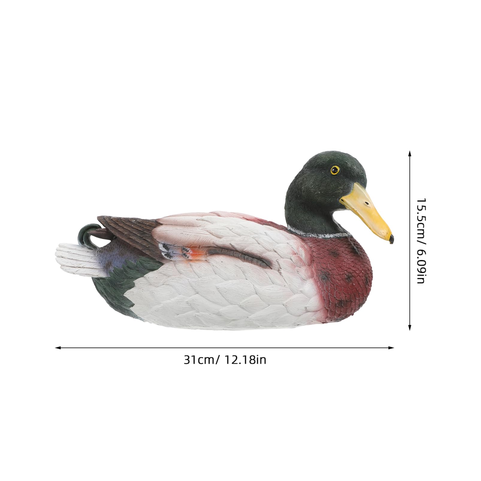 TOYANDONA Anatre Galleggianti in Per Statuette Di Piccoli Animali Da Galleggianti Per Piscine e Giochi d Decorazioni Da Esterno Per Cortile e