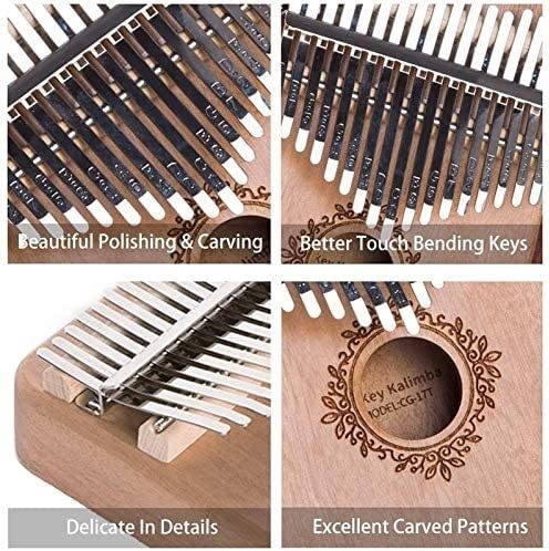 Générique Mini Doigt Kalimba Pouce Piano 17 Touches Kalimba Pouce Piano Acajou Instrument for Débutants Africain Kalimba… - Les Beatles, Paul McCartney, John Lennon, RIngo Starr, George Harrison Générique Mini Doigt Kalimba Pouce Piano 17 Touches Kalimba Pouce Piano Acajou Instrument for Débutants Africain Kalimba… – Image 5