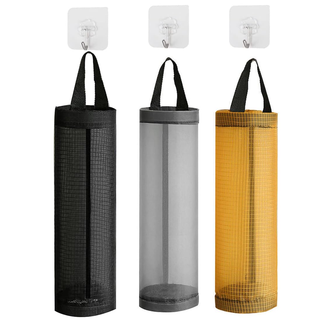 Porta Sacchetti Butyeak - 2 Organizer A Rete Appendibili Per Riordinare Sacchetti Della Spesa