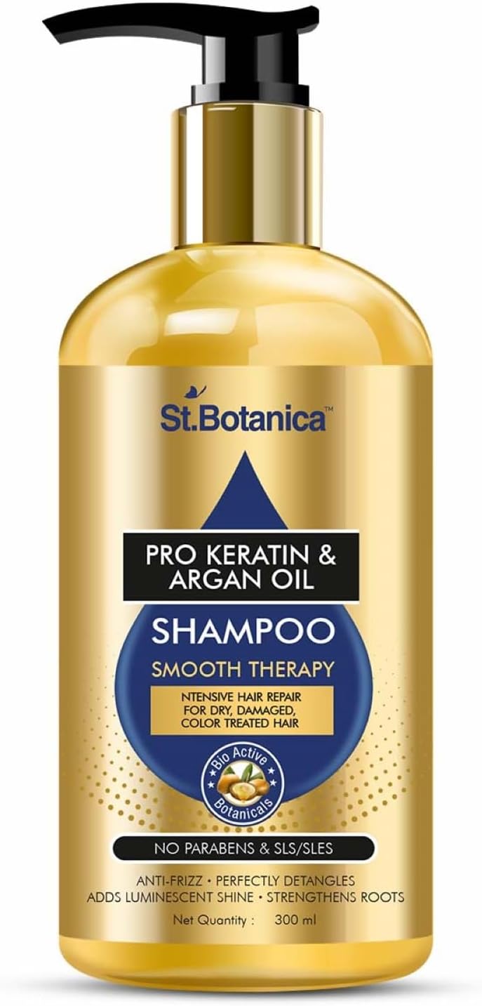 StBotanica Pro Keratin & Argan Oil Smooth Therapy Shampoo, 300ml