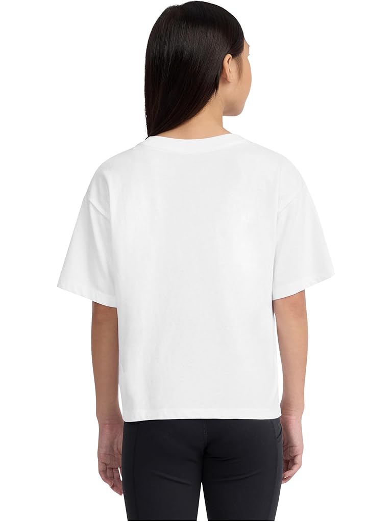 White Abercrombie & Fitch Nyc Ballet Boxy Tee