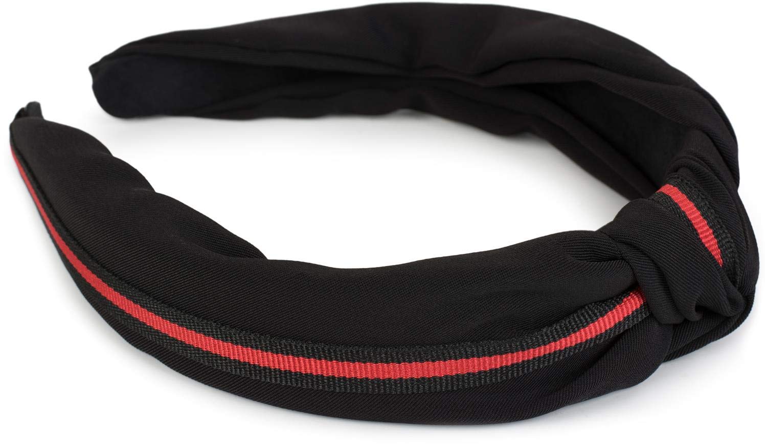 styleBREAKER women hairband with knots and decorative stripes, retro style, hairband, headband, 04026018, color:Black - Image 2