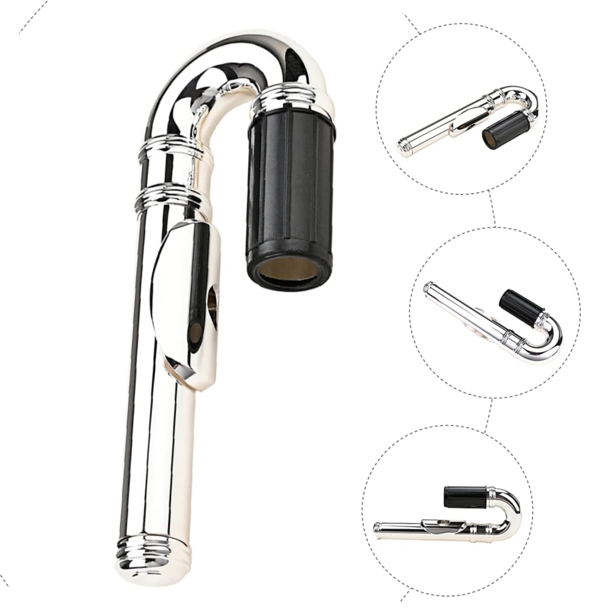 Boquilla Para Reemplazable Para Flauta Accesorios De Instrumento De Viento Acústico De Repuesto Para Flauta Para Practicar Casa Escuela