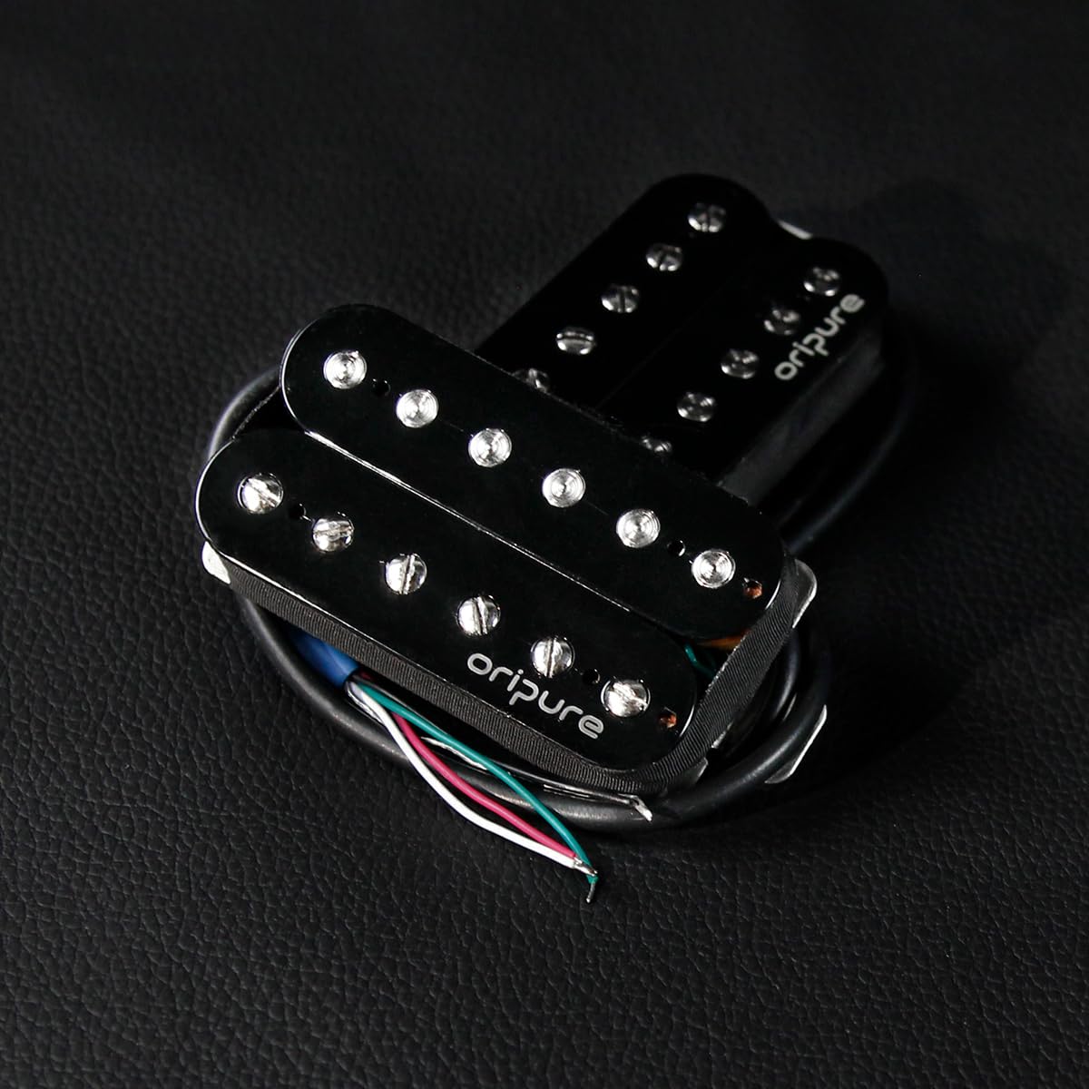 OriPure Alnico 5 Guitar Double Coil Humbucker Neck 7.2K+ Bridge 8.4K Pickups for Electric Guitar Parts Black - Image 2