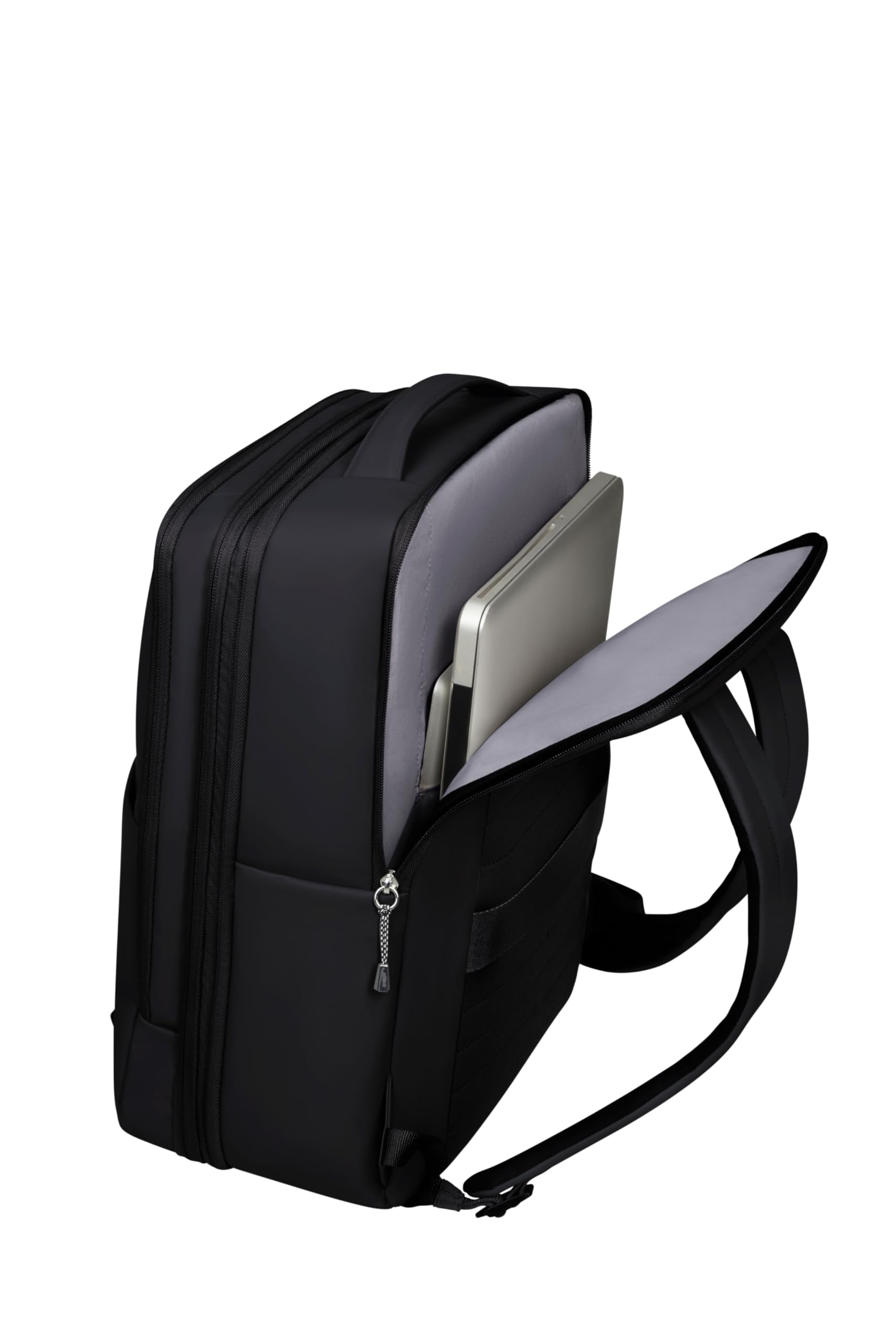 Samsonite Wander Last - EasyJet Kabinentasche (44 x 30 x 16.5/21.5 cm - 26/29 L - 1.30 kg) - Untersitz Handgepäck, Flugzeug Rucksack M, Underseat - Schwarz (Black)