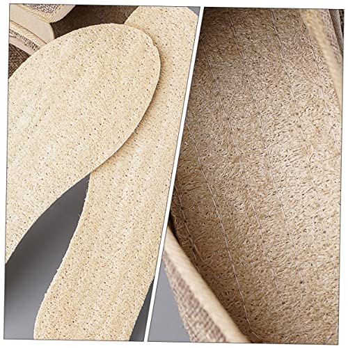 2 pares de plantillas de esponja de lufa transpirables para hombre y mujer miniatura 3