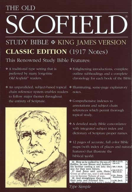 The Old Scofield® Study Bible, KJV, Classic Edition - Bonded Leather, Navy, Thumb Indexed: King James Version, Navy, Bonded Leather, Classic Edition Bonded Leather – 5 April 2007