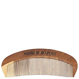 Pente de Madeira - Original, Barba de Respeito