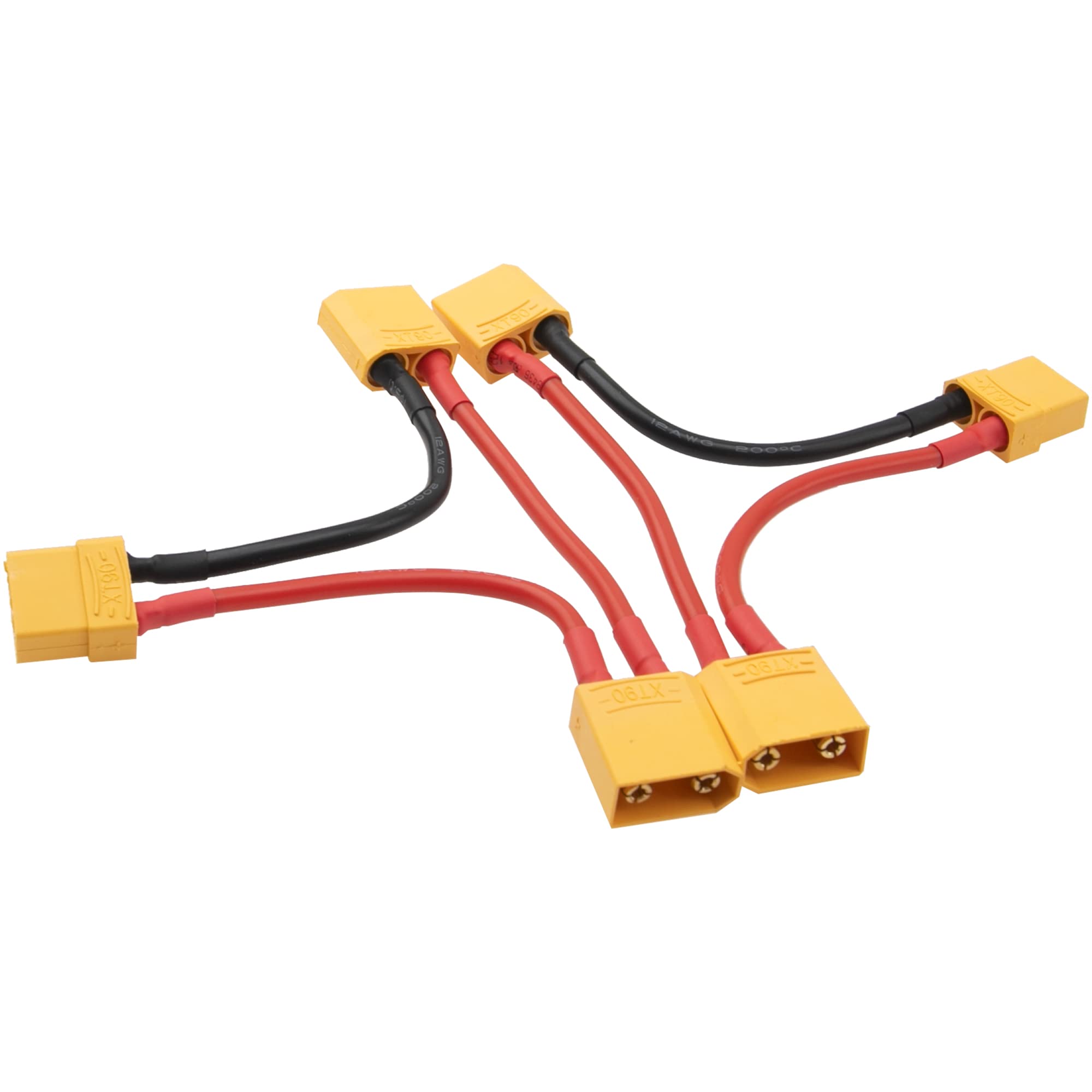 Adaptador de cable serie para coche RC compatible con XT90 grande Tamiya Traxxas EC5 XT60 EC3 T Plug para RC Truck Boat Lipo Battery ESC (conector XT90)