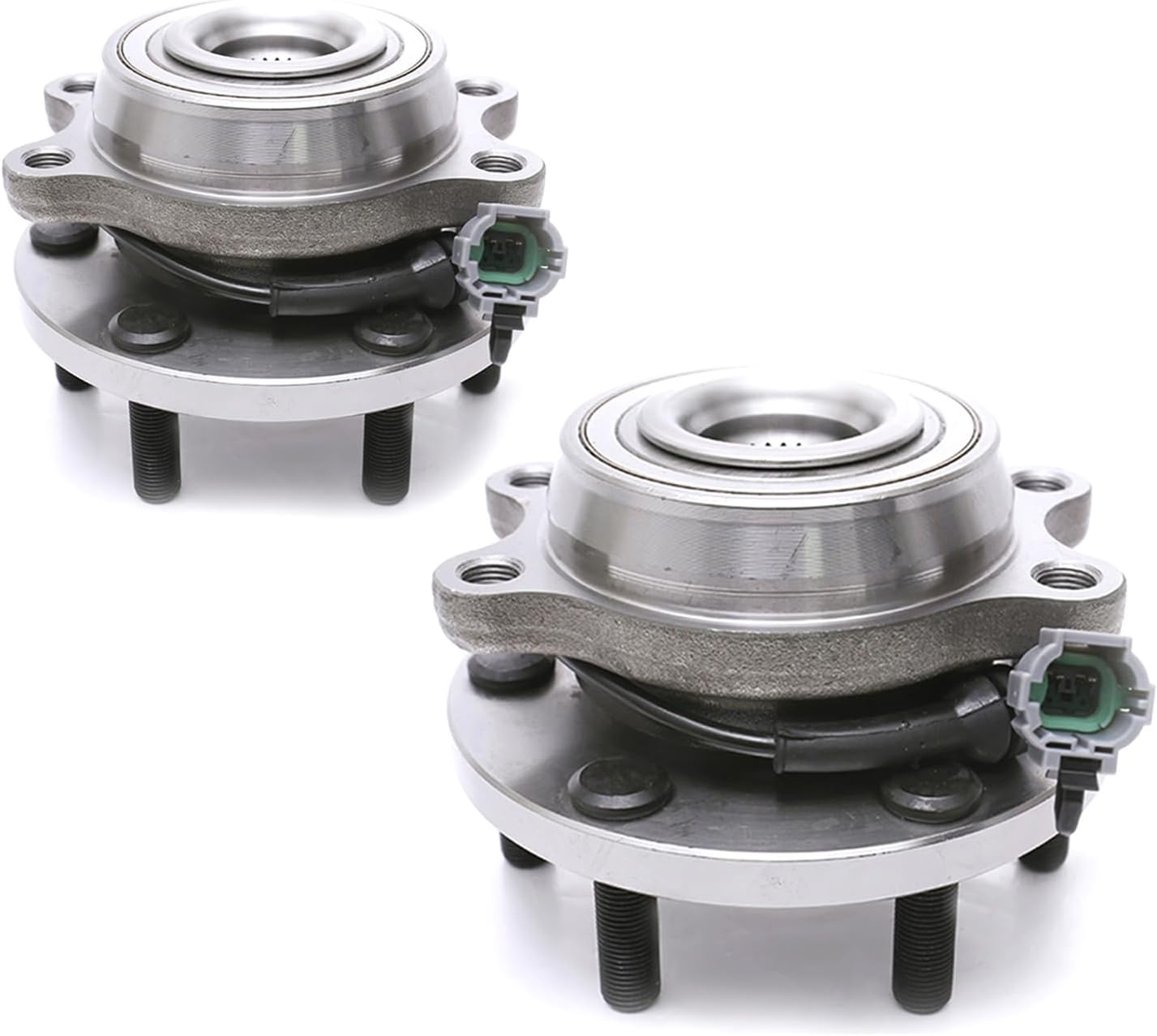 FKG 515065 (4WD Models ONLY) Front Wheel Bearing Hub Assembly fit for 2005-2019 Nissan Frontier, 2005-2012 Nissan Pathfinder, 2005-2015 Nissan Xterra, 2009-2012 Suzuki Equator, Set of 2