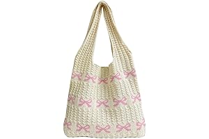 Crochet Coquette Aesthetic Tote Bag