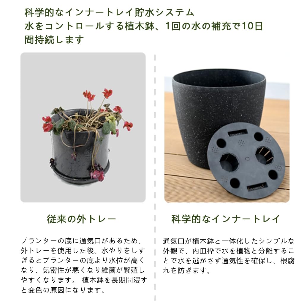 え332 植木鉢　9号 え332 植木鉢 9号