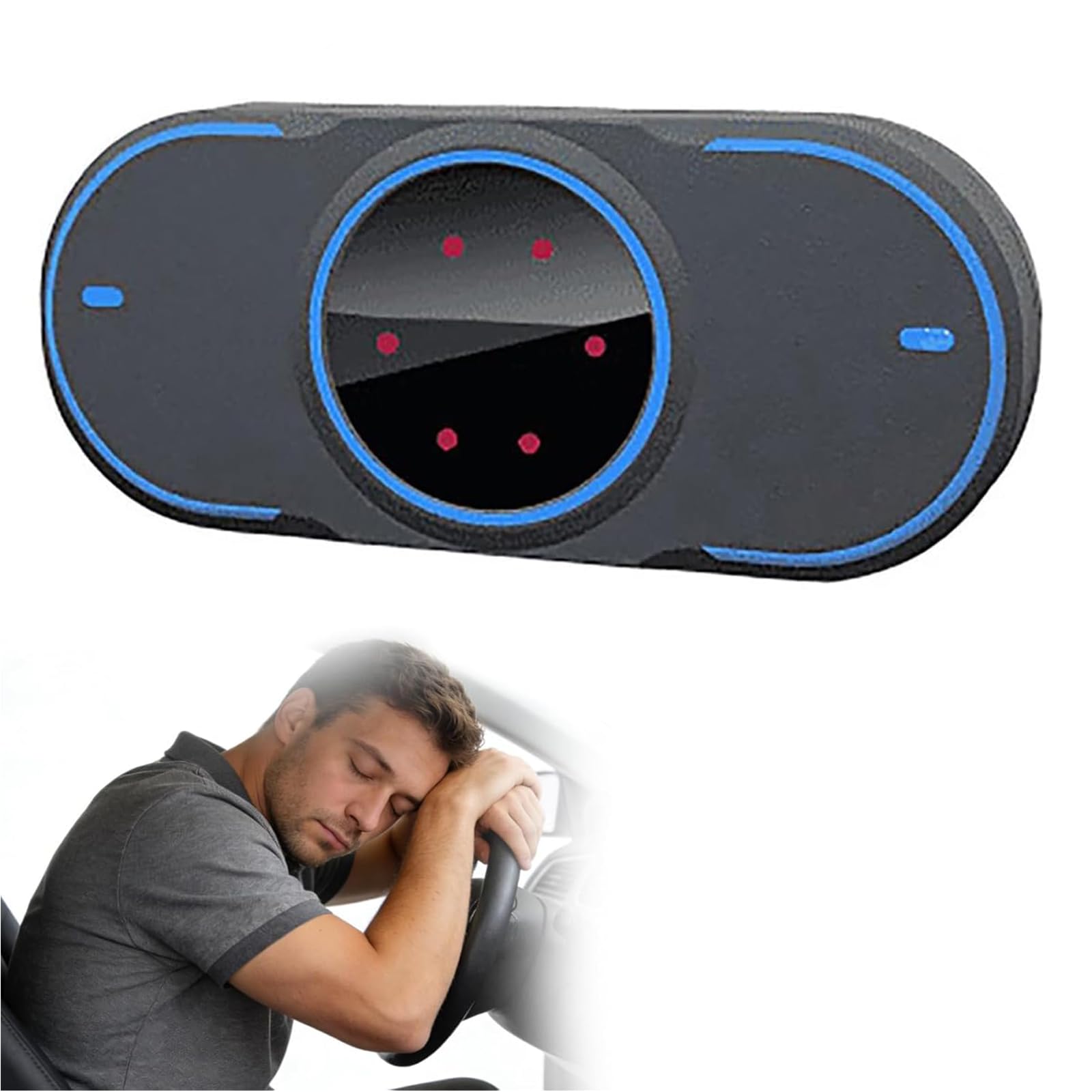 Wsexyy Driver Fatigue Alarm Device, Anti-sleep Alarm Monitor With Loud Voice Continuous Reminder, Pupil & Face & Motion Detection, Captures Face Information Real-time, For Long Distance Drive, Duty
