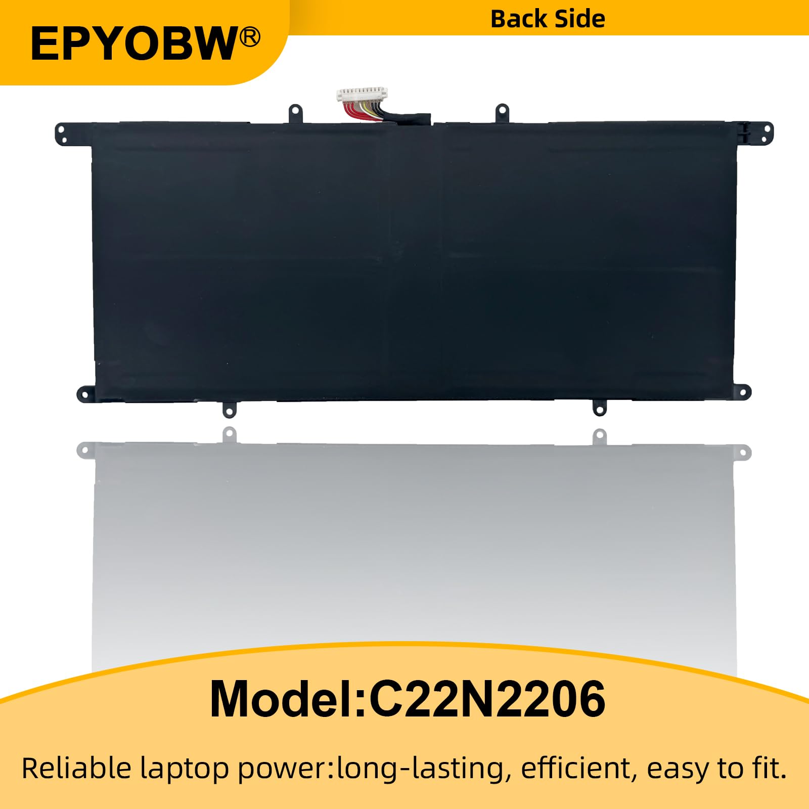 Amazon.com: EPYOBW C22N2206 Laptop Battery 63Wh 7902mAh 7.74V