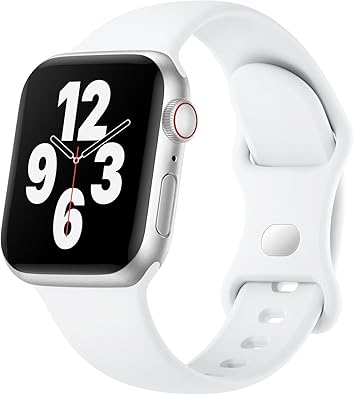 Silicone Band Compatible with Apple Watch Bands for Women 40mm 44mm 45mm 46mm 38mm 41mm 42mm 49mm Ultra Men, Sport Strap for iWatch Bands Series 10 9 8 7 6 5 4 3 SE