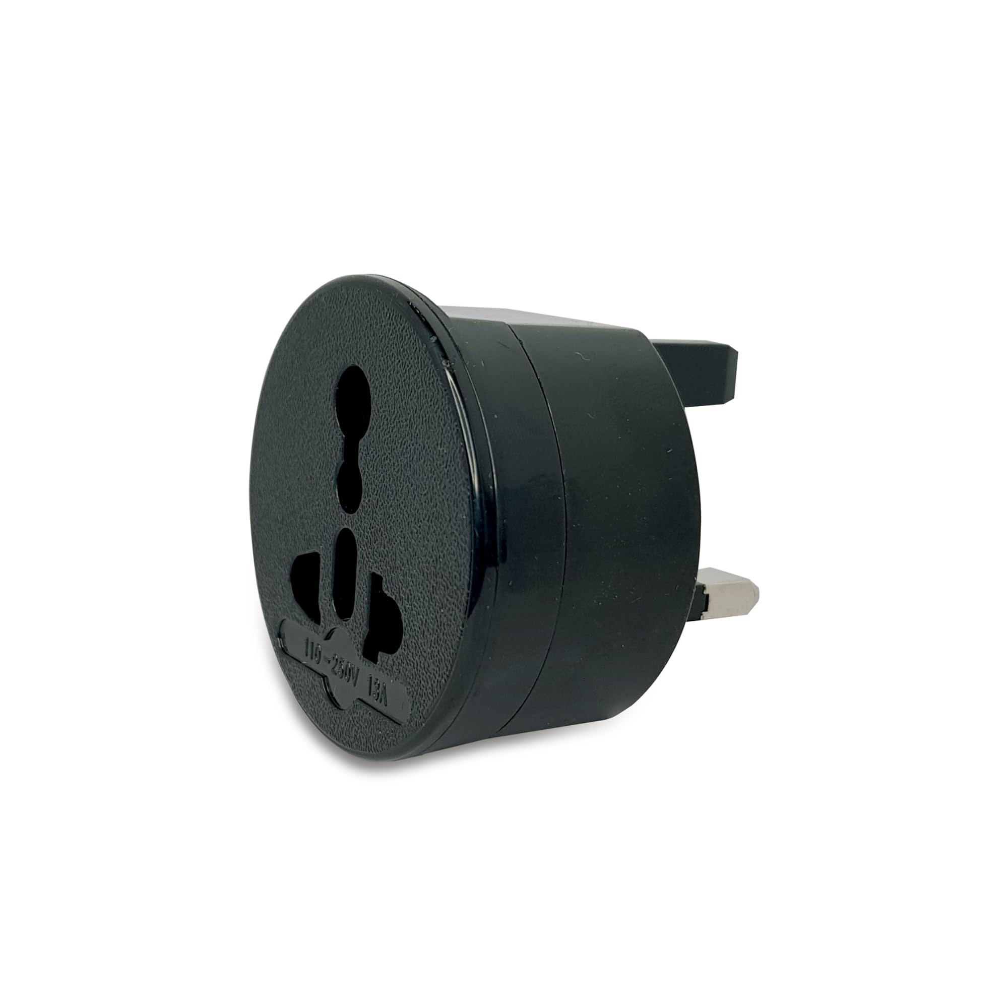 MX UK Adapter for Indian Pins, India to UK UAE, Hong Kong, Dubai, UK Power Adapter Converter- Type G - Perfect for Laptop, Camera, Phones, Chargers, iPhone, Tablets, Bluetooth Speakers Black(1 Pack)