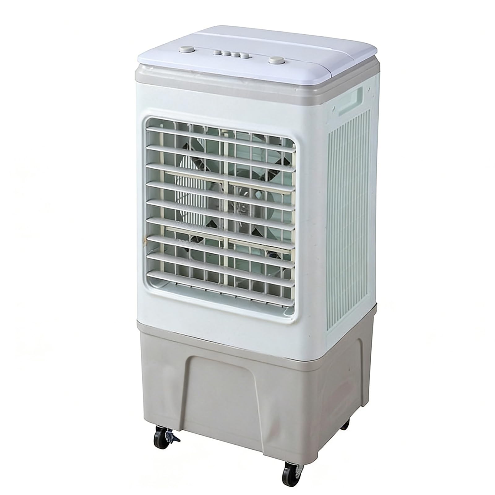 Zuiquity Portable Air Cooler, Evaporative Fan for Home & Office, Air Conditioner Multi-Speed, Aire Acondicionado Portatil Quiet Operation, with Casters(Color:gray)