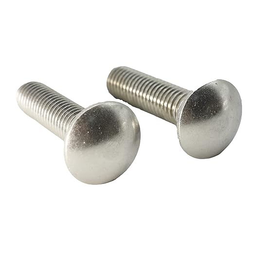 5/16"-18 X 2-3/4"(25pc) Stainless Carriage Bolt, 18-8 Stainless Steel Full Thread Coverage,Carriage Bolt,by SANTIE