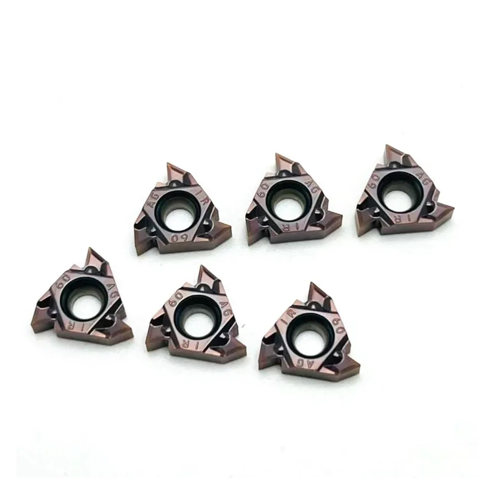 Insertos de Torno CNC Insertos de carburo 16ER AG60-S VP15TF UE6020 US735 Insertos de torneado Herramientas de torneado de roscas 16ER(16IR AG60-S VP15TF,200PCS(20box))