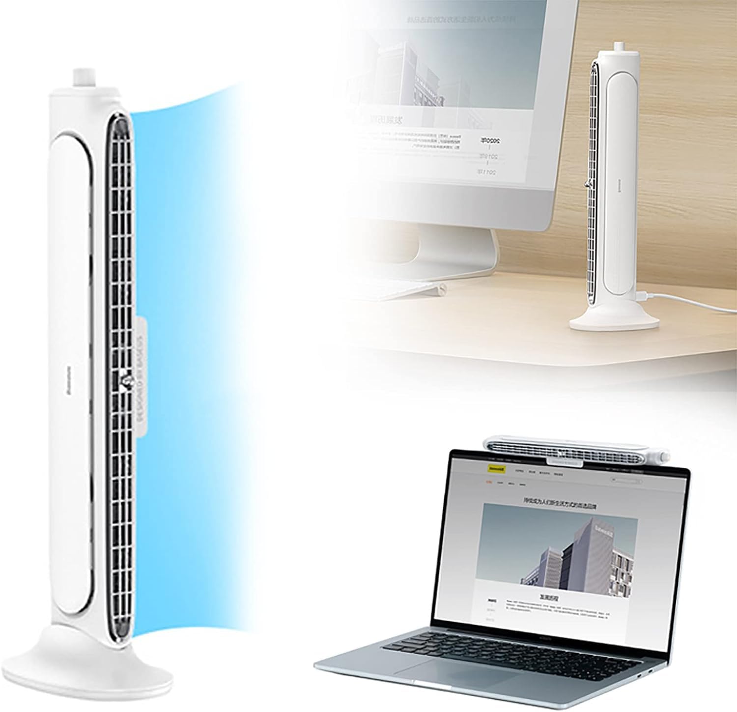 AVIAXO Table Fan 5 in 1 for Space Saving, Desk Fan Touch Control, Personal Fan for Cooing as Office Fan, Multifunctional Bladeless Monitor Clip on Fan, Small Fan with USB Fan for Office Desktop Fan (B0D41CN26P) Amazon Price History, Amazon Price Tracker