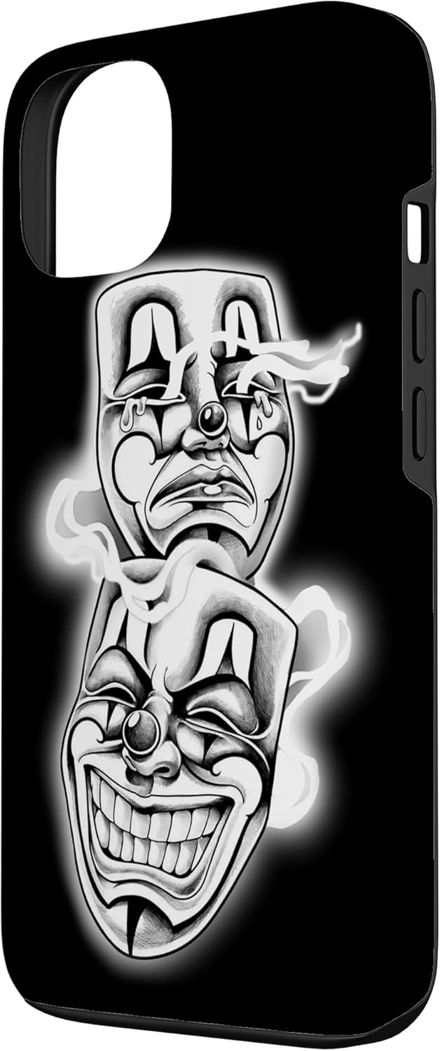 Laugh Now Cry Later Chicano Tattoo Flash Case for iPhone 13