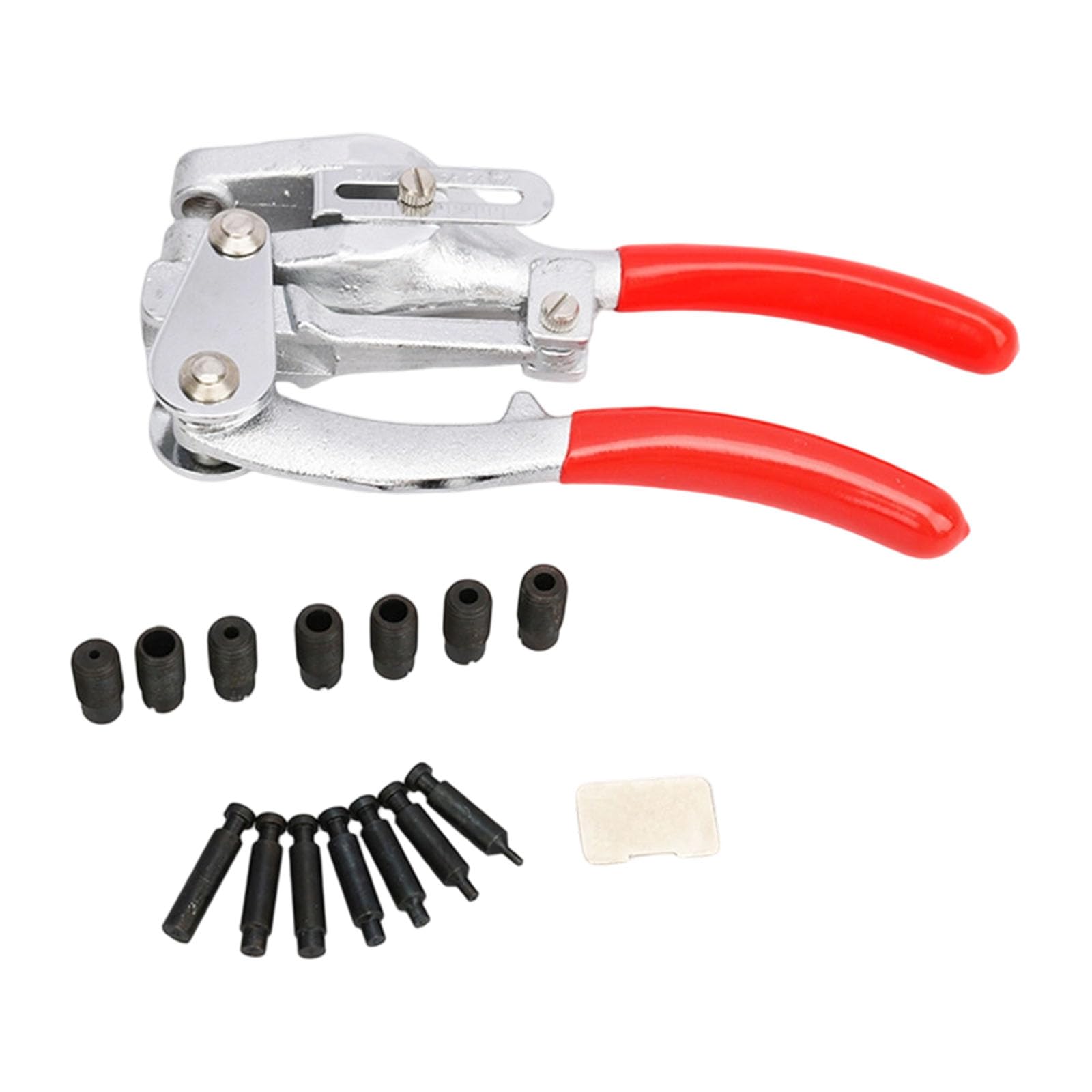 Duty Alloy Steel Hand Operated Device for Clean Holes in Multiple Materials Comes with 7 Dies Accuracy Hole Puncher