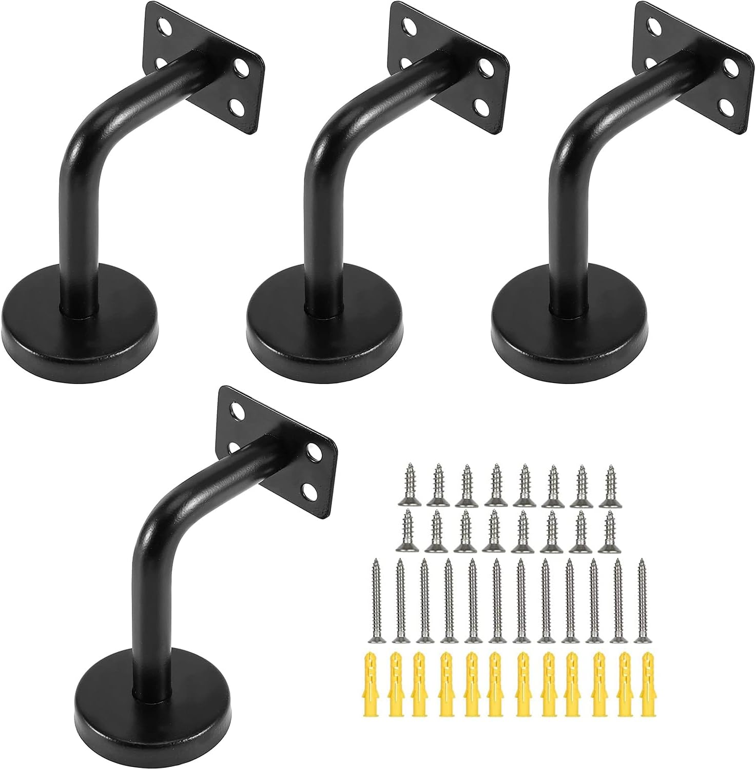 Sellon24® Soporte De Pasamanos De Acero Inoxidable 42,4 Para Postes Rectangulares 40 X 40 X 2 Cm, Tubo Cuadrado A/4710-042