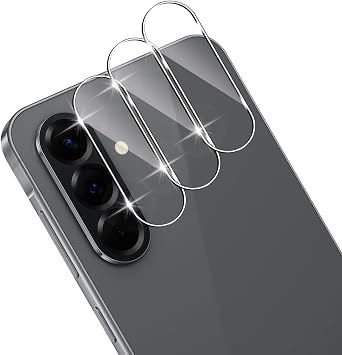 QULLOO Camera Lens Protector for Samsung Galaxy A56 / A36, 3 Pack 9H Grade Shatterproof DurableTempered Glass, Anti-Scratch High Definition Camera Screen Protector, Case Friendly - Transparent