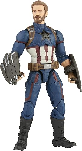 Marvel Hasbro Avengers Infinity Hasbro Legends Series - Figura de acción del Capitán América (5.9 in), diseño premium, incluye 5 accesorios,