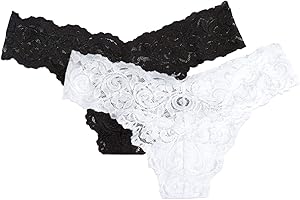 Smart and Sexy Signature Lace Thong Panty 2 Pack